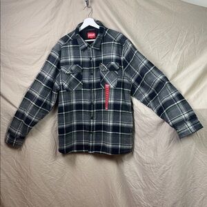 Coleman men’s Sherpa lined Yukon flannel work shirt new with tags